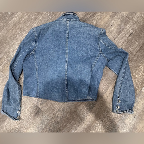 HAIKS BRAIDED DENIM jacket W/ bedazzle - Picture 7 of 8